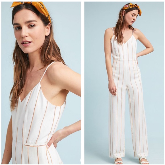 Anthropologie Pants - Anthropologie Striped Jumpsuit